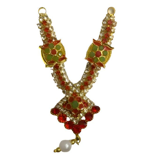 Crystal Laddu Gopal Mala – Beautiful Necklace for Deity Decoration